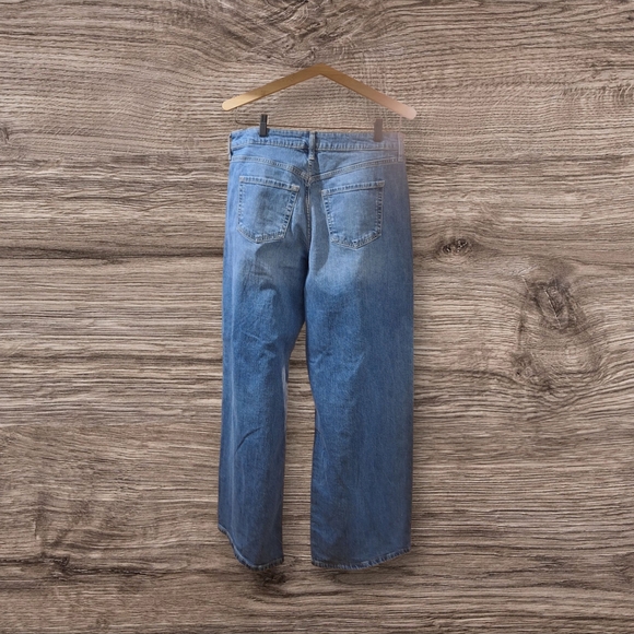 Wild Fable Blue Flare Wide Leg Denim Size 12 - Picture 5 of 8